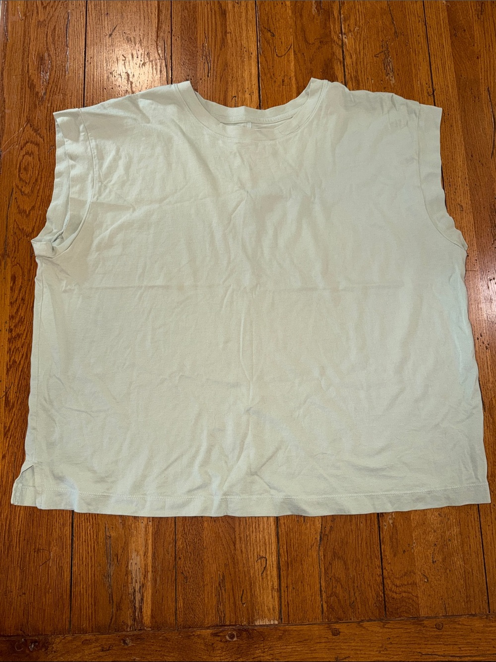a new day Light Mint Crewneck Tee